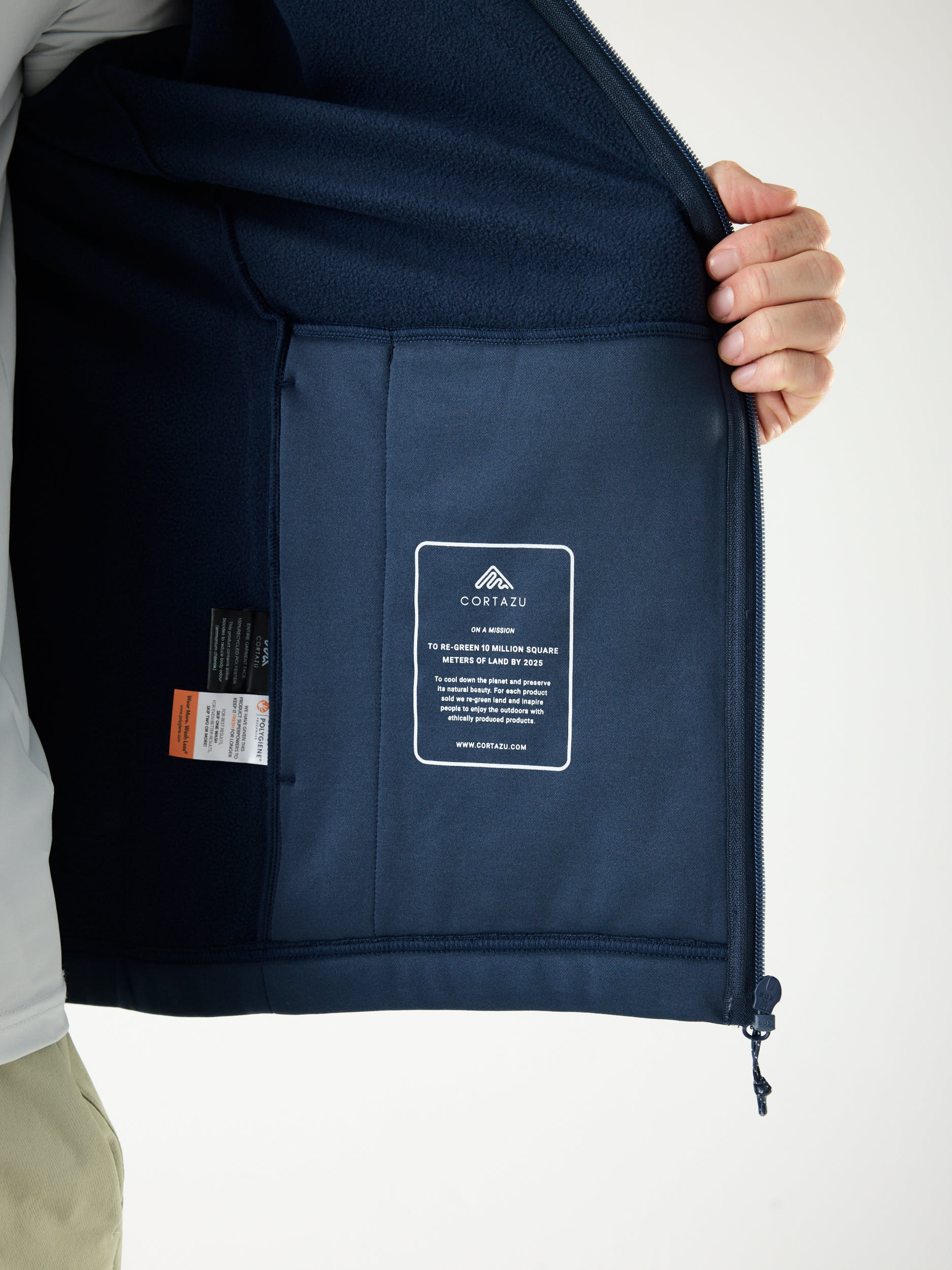 AR Fleece Hooded 10M Dark Blue | Men