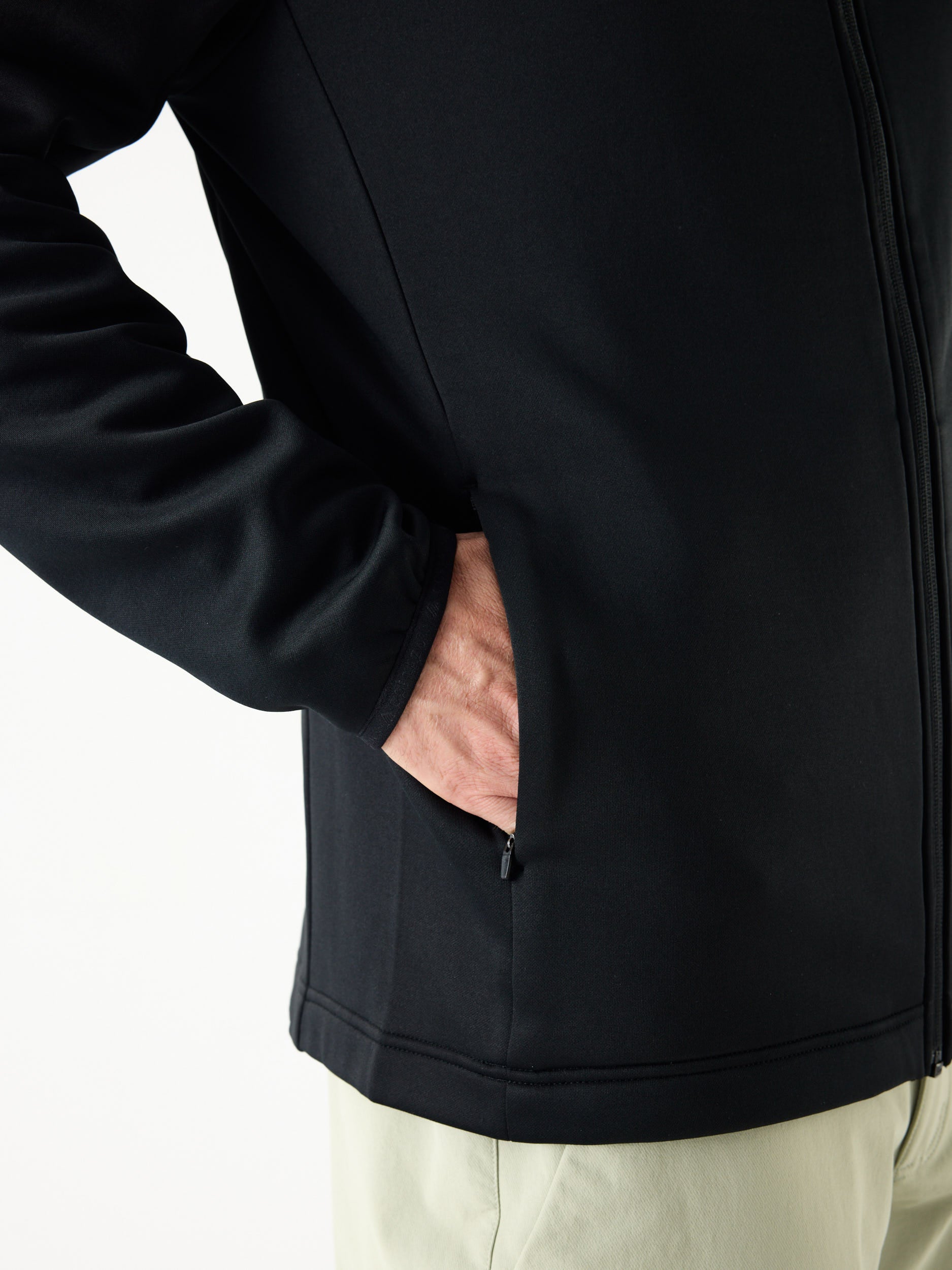 AR Fleece Hooded 10M Zwart | Heren 