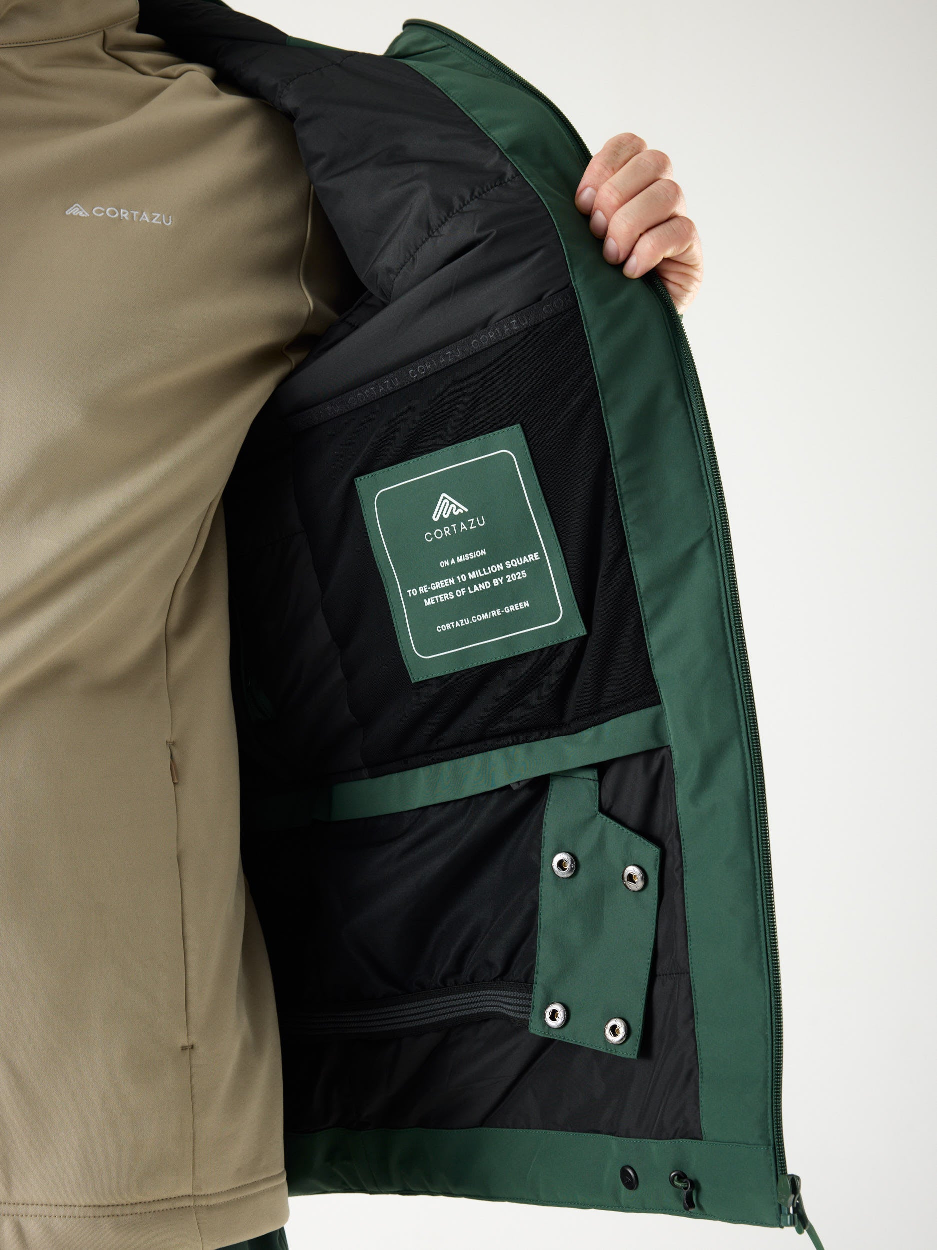 Nunatak INS Ski Jacket 10M Dark Green | Men