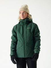 Nunatak INS Ski-jack 10M Donkergroen | Dames