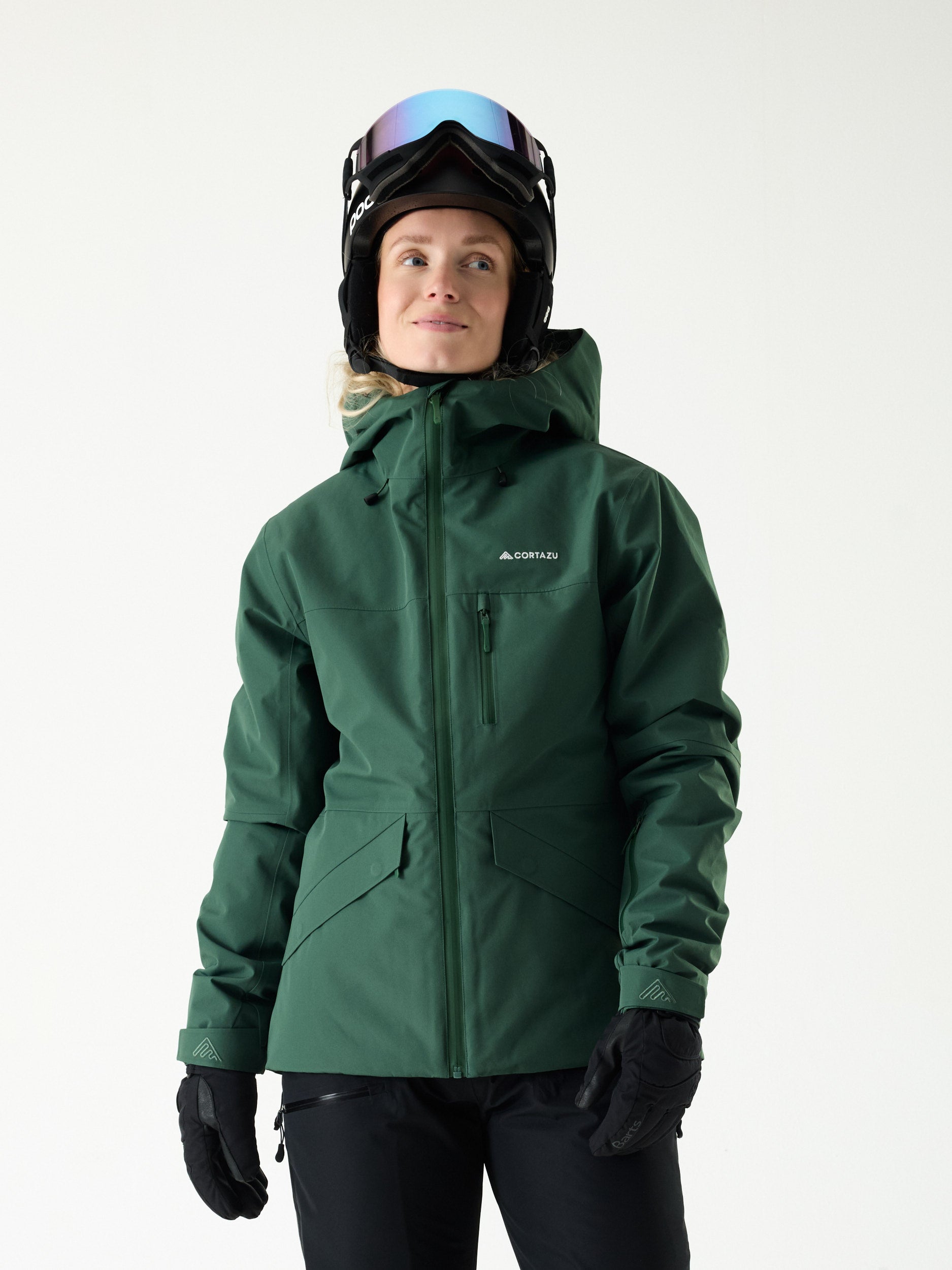 Nunatak INS Ski-jack 10M Donkergroen | Dames