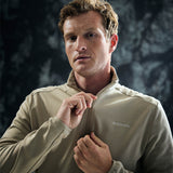 AR Fleece Half-Zip 10M Beige | Heren 
