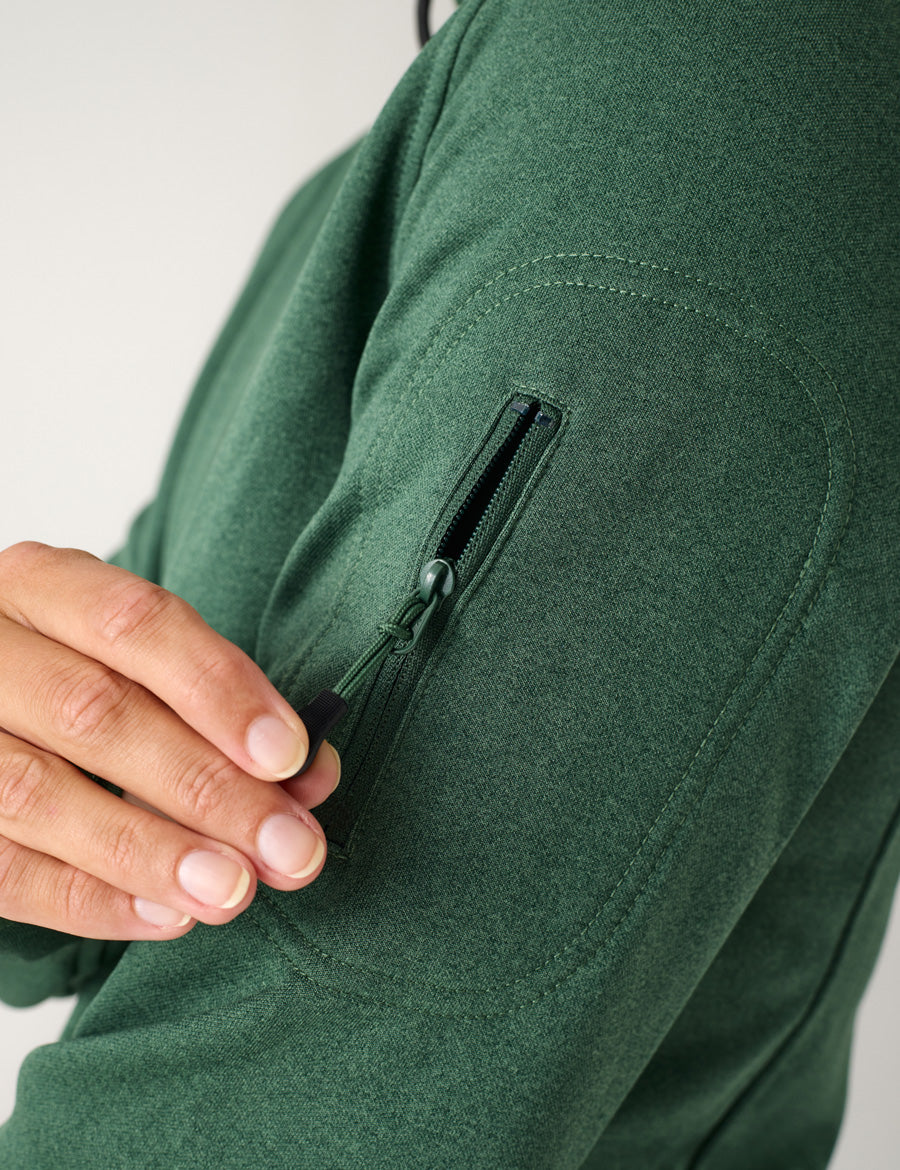 AR Fleece Dark Green | Women