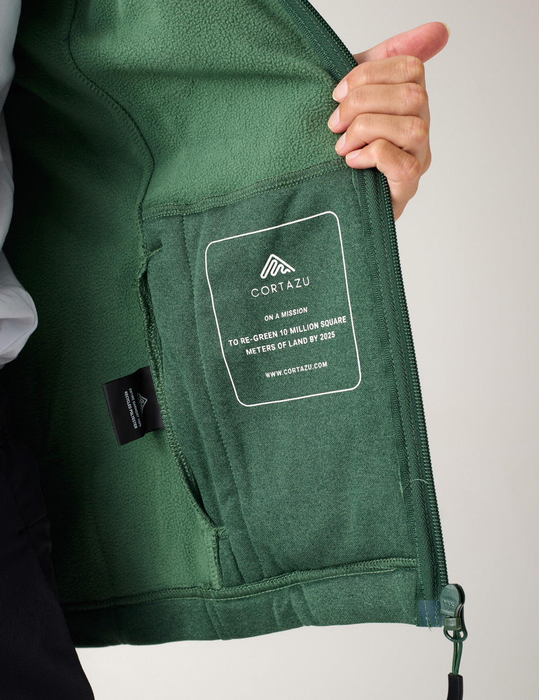 AR Fleece Dark Green | Women