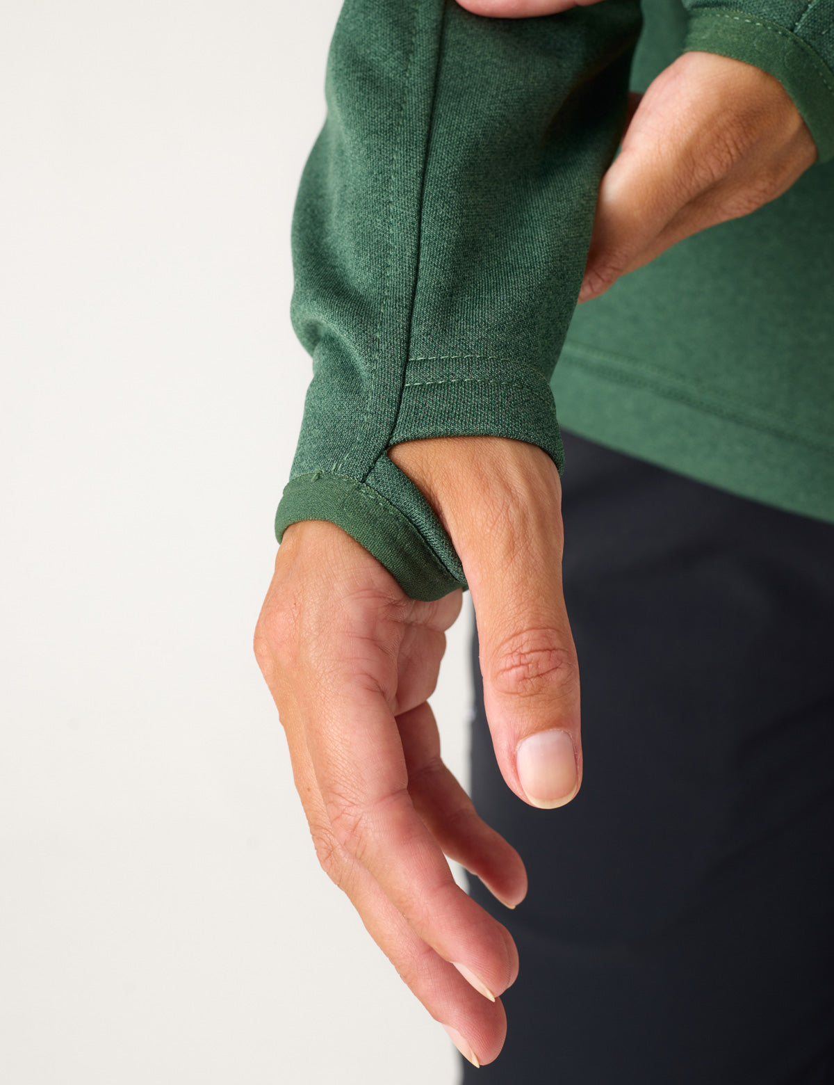 AR Fleece Dark Green | Women