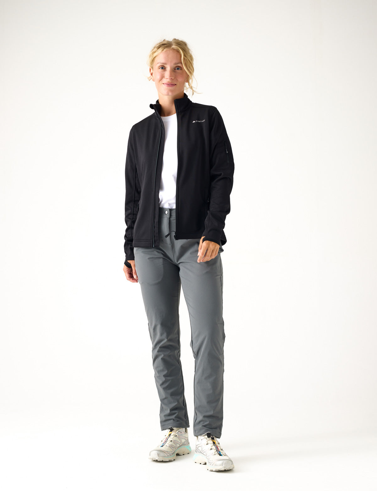 AR Fleece Zwart | Dames