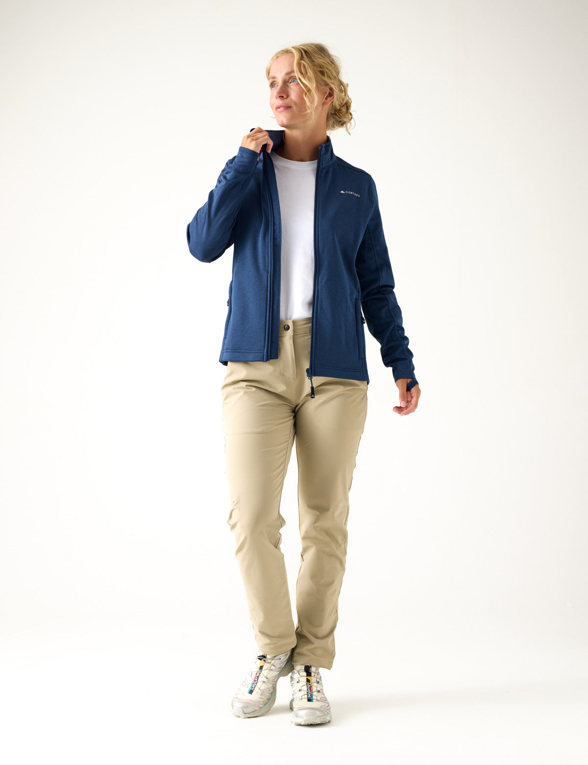 AR Fleece Donkerblauw | Dames