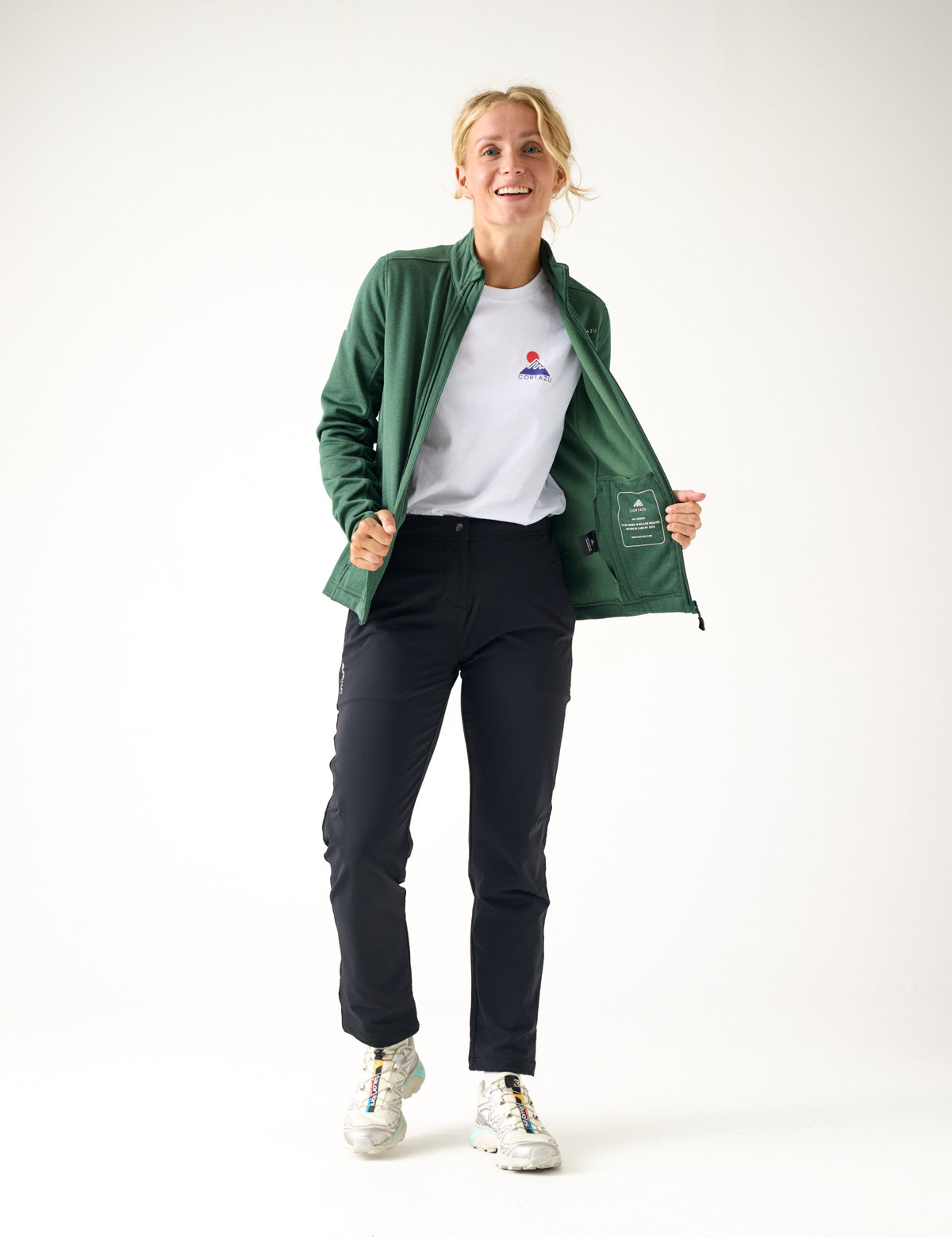 AR Fleece Dark Green | Women