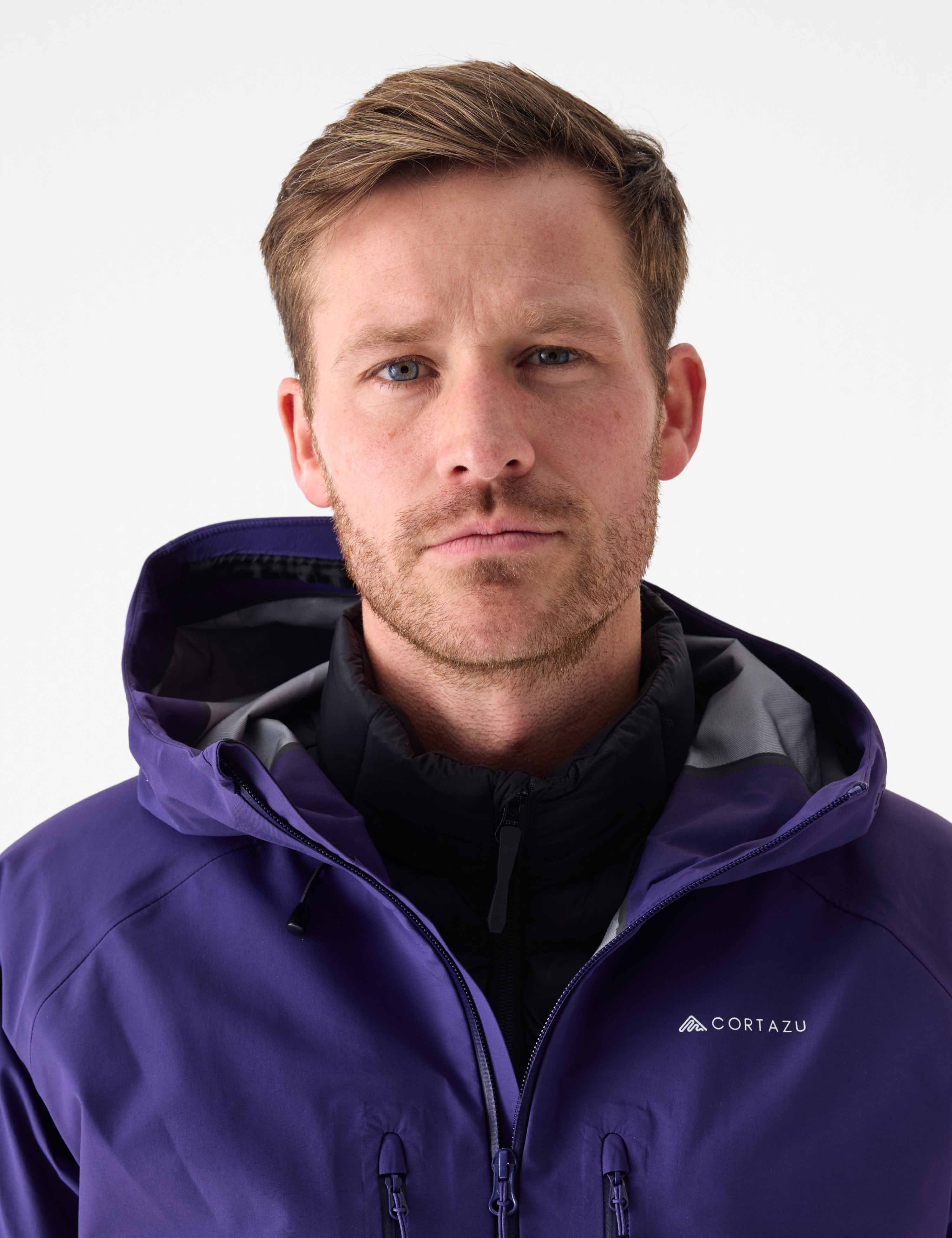 Mountain Hardshell Jacket Purple | Mens – Cortazu