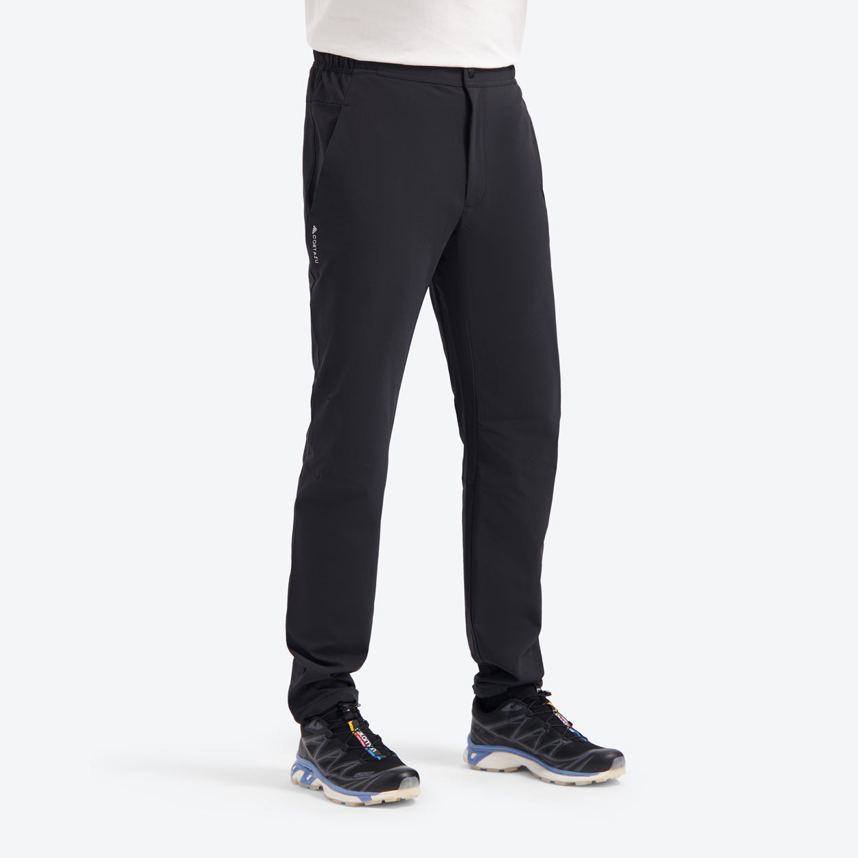 Stretch Pant in Black for Men - Outdoor Style by Cortazu