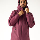 AW Hardshell Jacket 7M Burgundy | Men