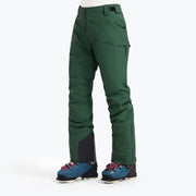 All Weather Skibroek Donkergroen | Dames