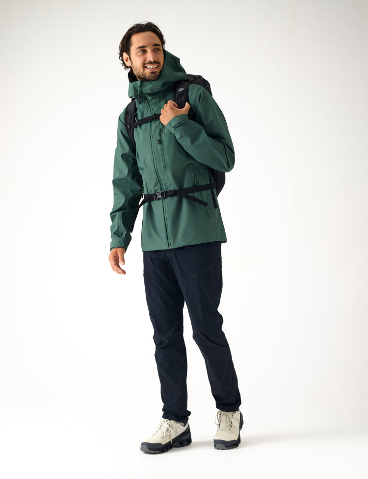 AW Hardshell Jacket 7M Dark Green | Men – Cortazu