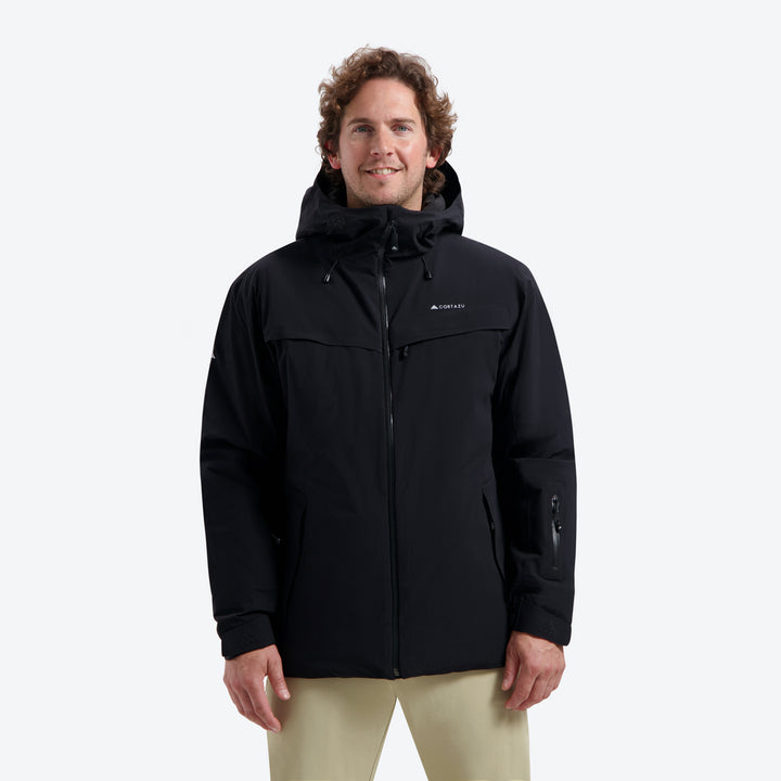 Insulated Hard Shell Jacket Black Men Cortazu