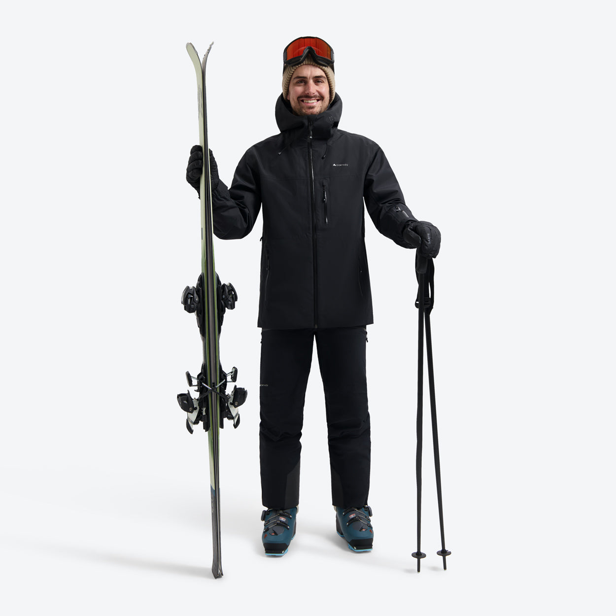 Geïsoleerde All-weather Skibroek Zwart | Heren