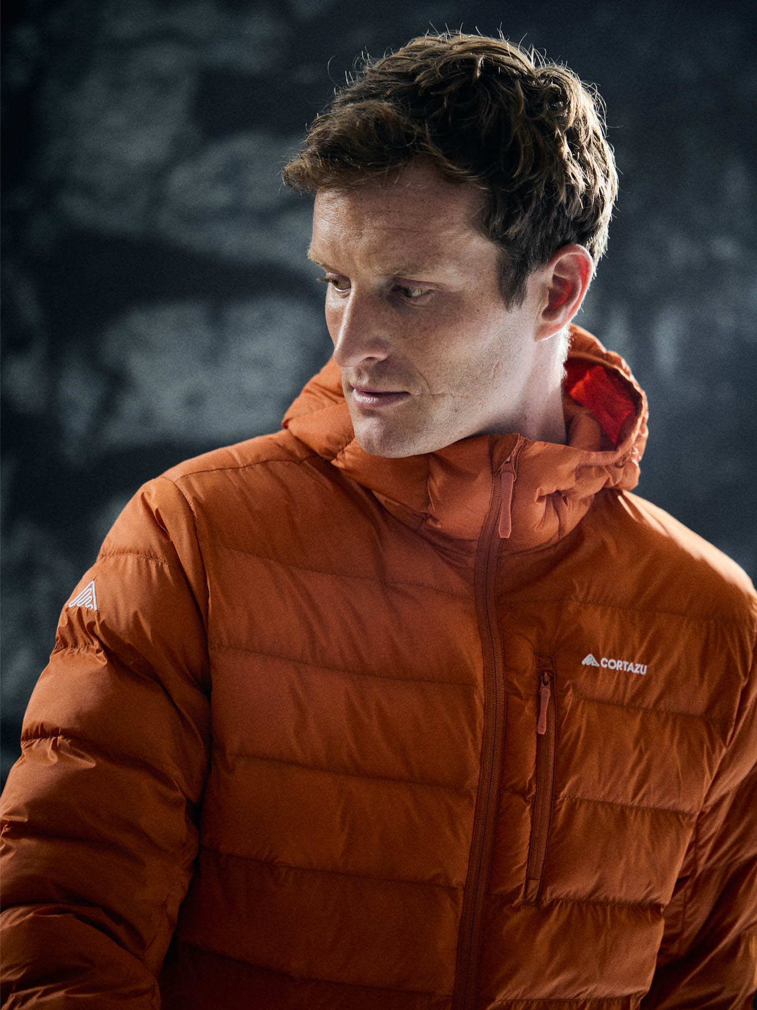 Mountain INS Hooded Jacket 10M Burned Orange | Heren