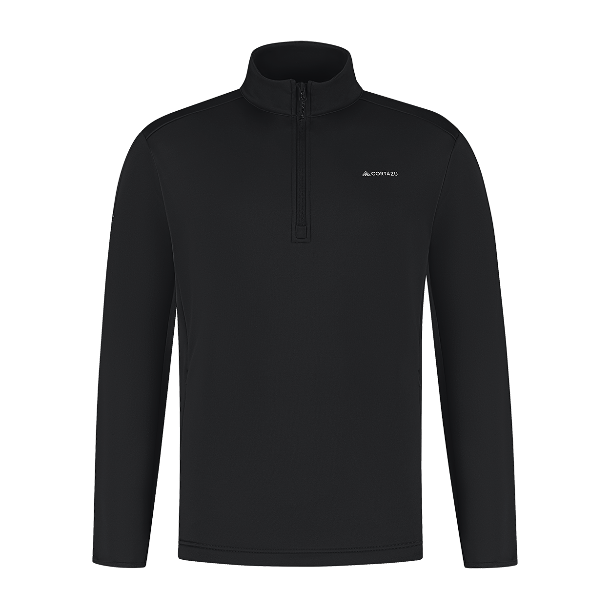 AR Fleece Half-Zip 10M Zwart | Heren 