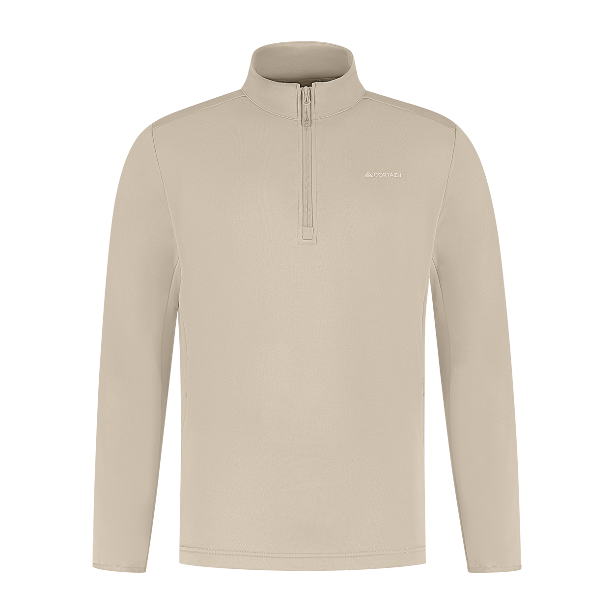 AR Fleece Half-Zip 10M Beige | Heren