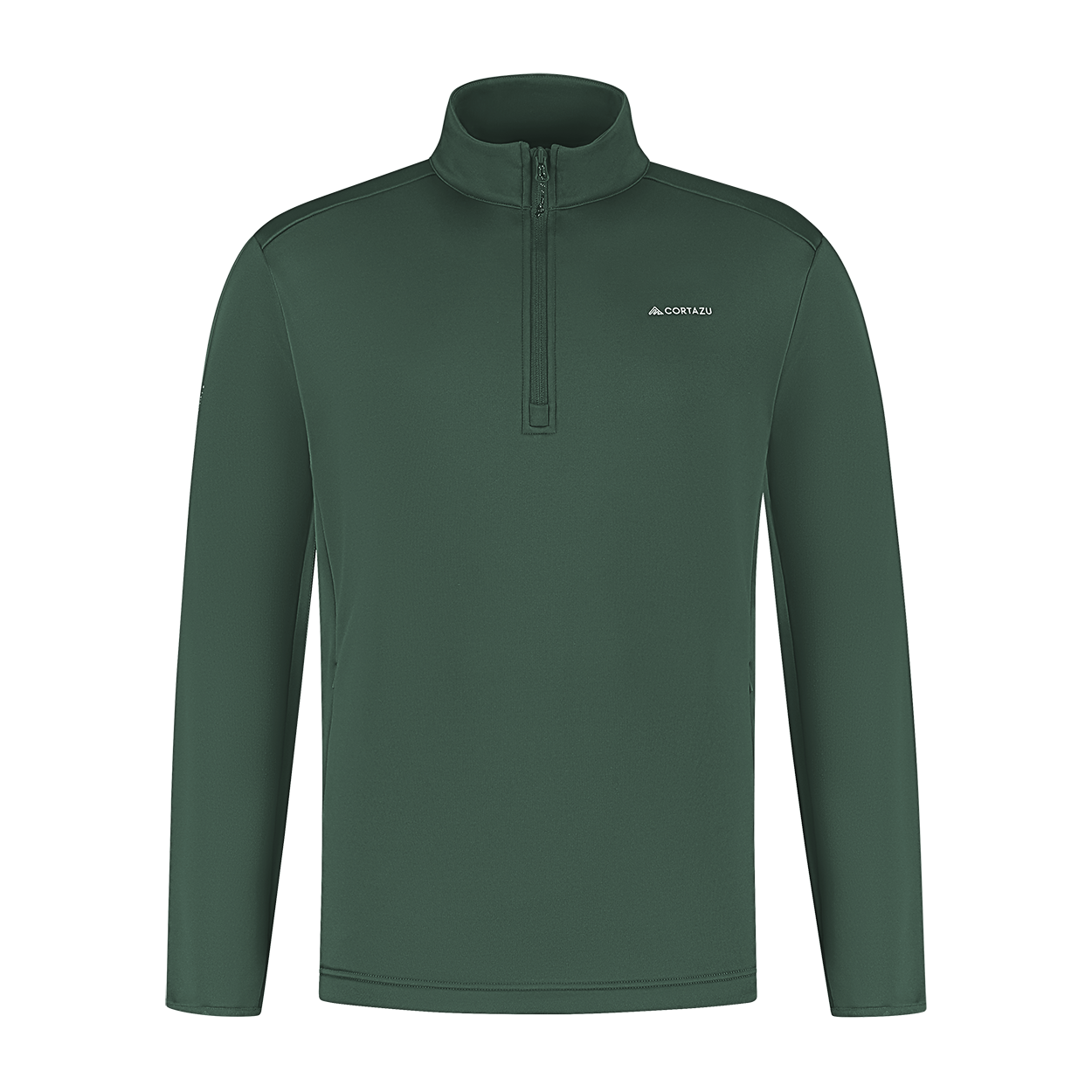 AR Fleece Half-Zip 10M Donkergroen | Heren