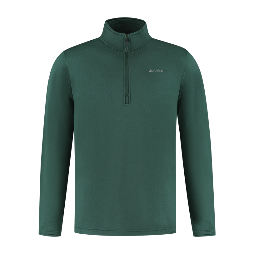 AR Lichtgewicht Fleece Half-Zip 10M Donkergroen | Heren