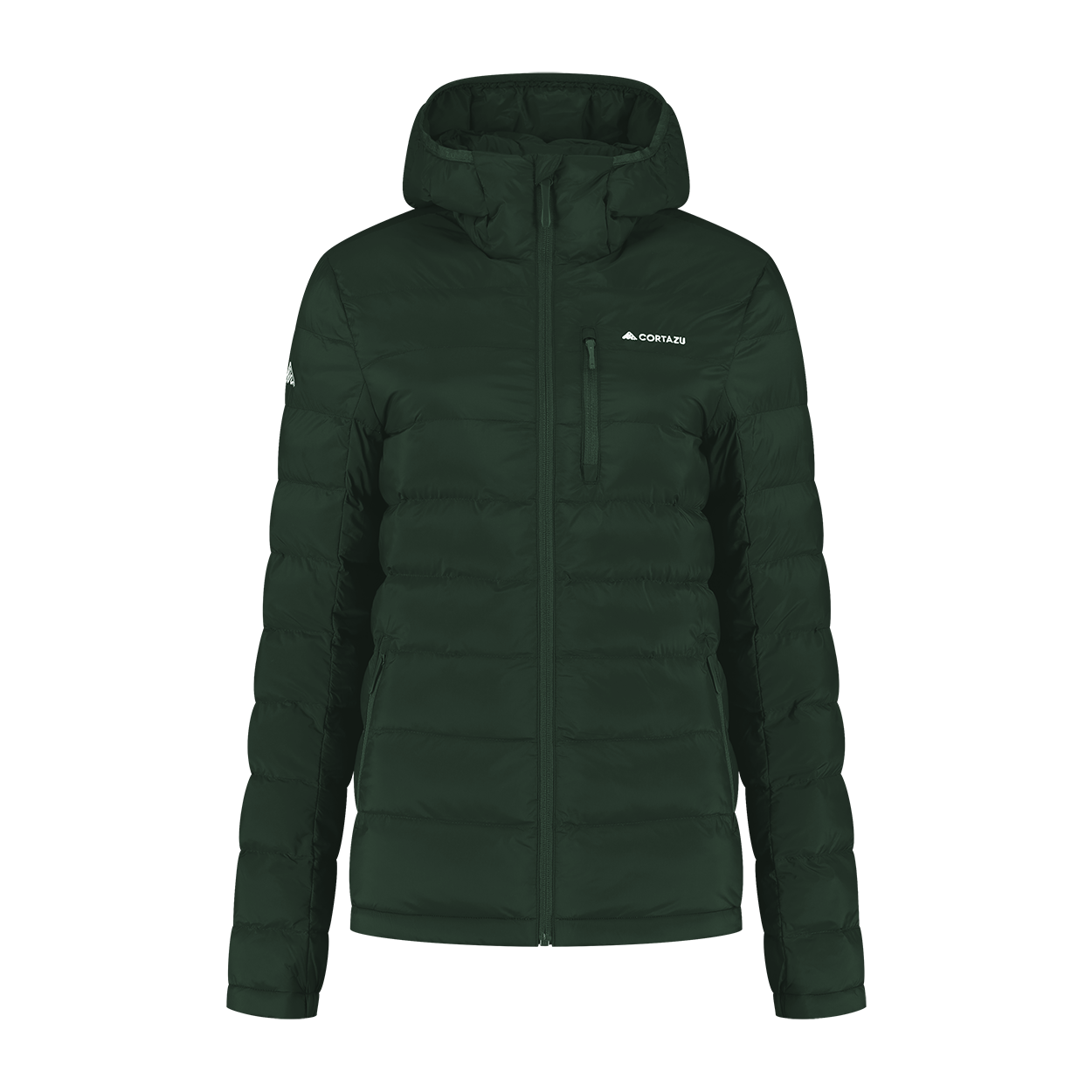 Mountain INS Hooded Jacket 10M Donkergroen | Dames