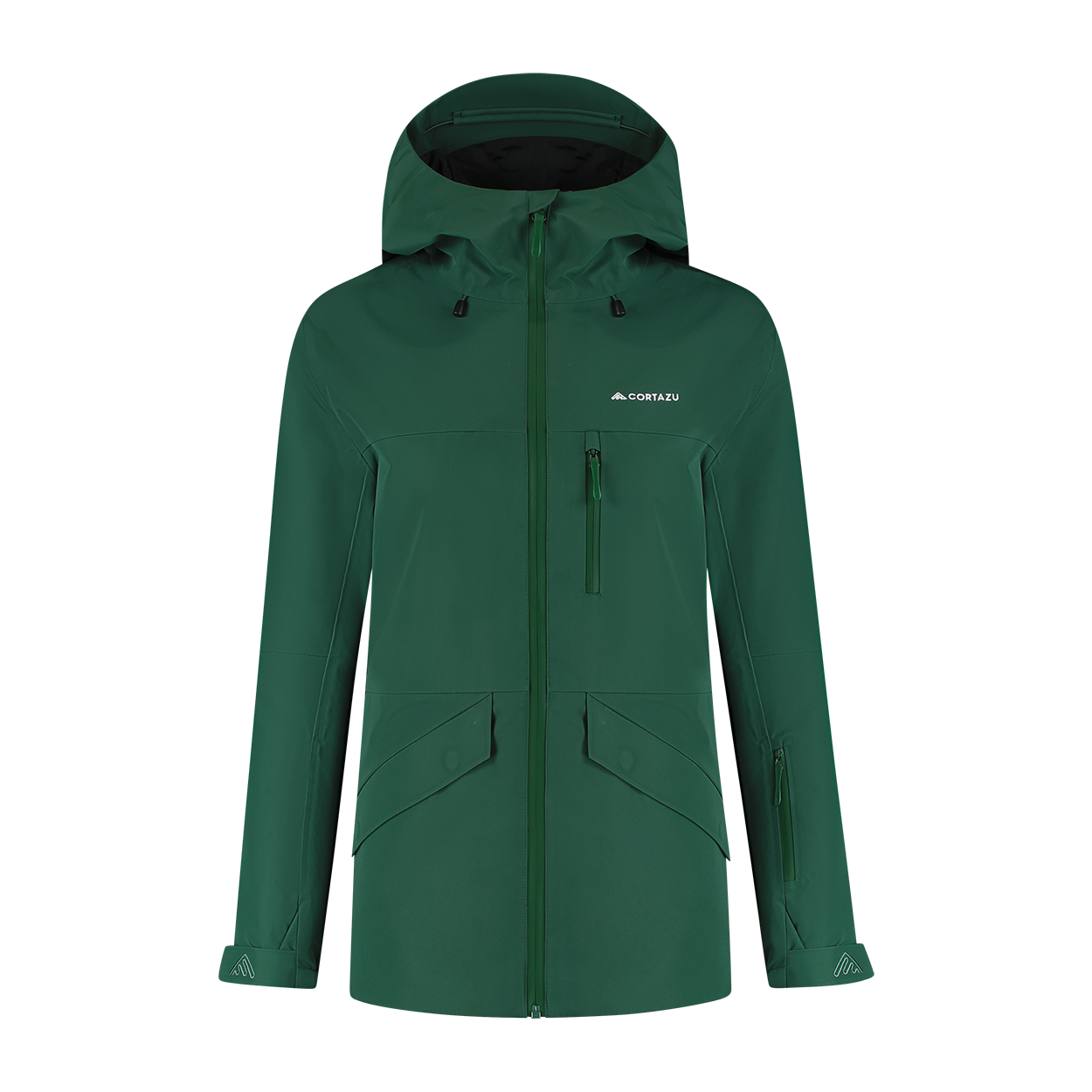 Nunatak INS Ski-jack 10M Donkergroen | Dames