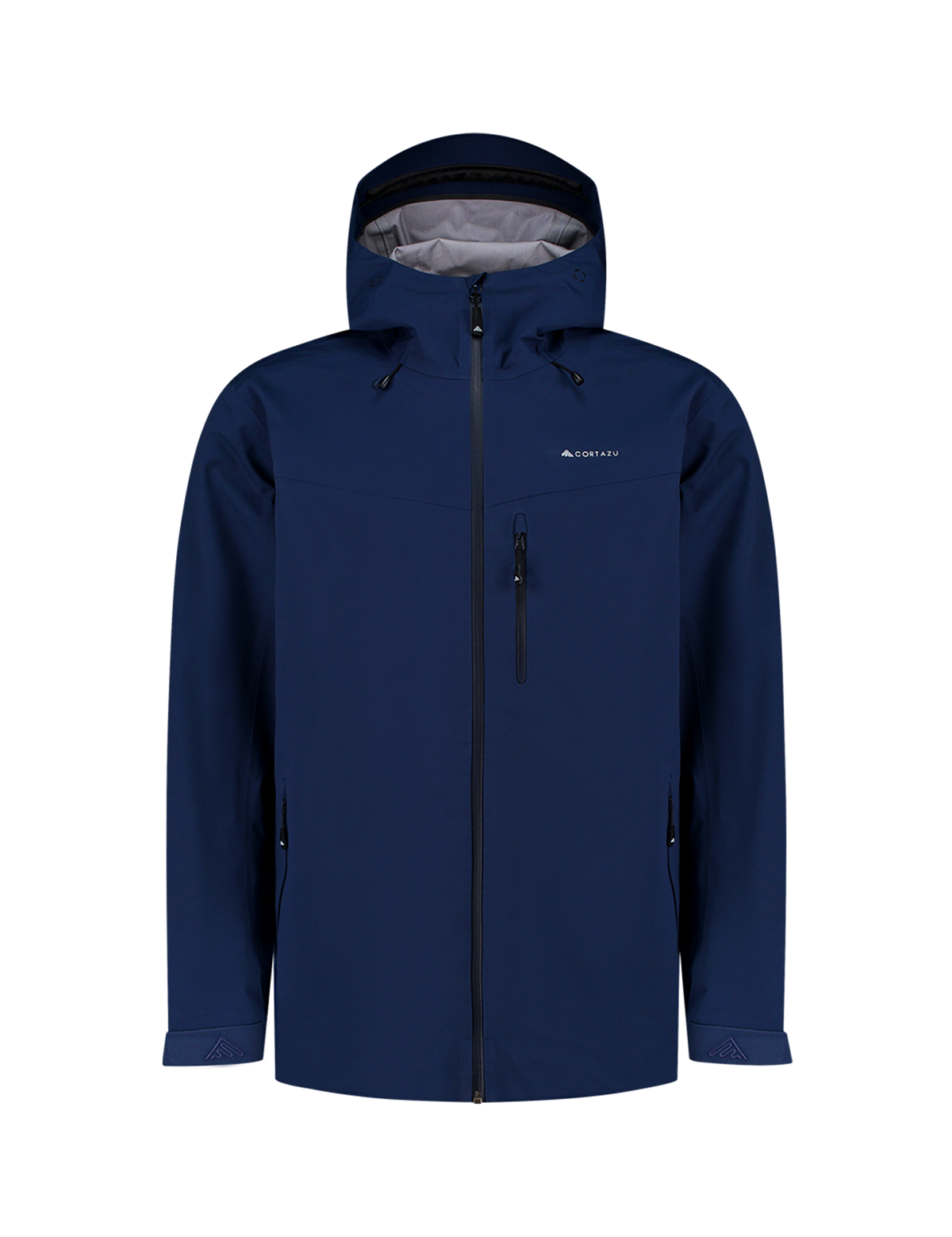 All weather Hardshell Jacket Dark Blue Men Cortazu