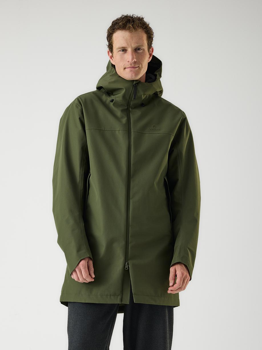 Delta INS Parka Mud Green | Men