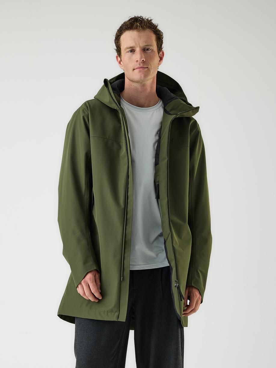 Delta INS Parka Mud Green | Men