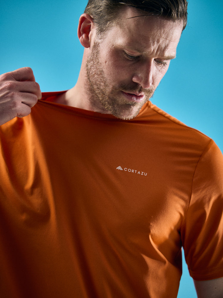 AR Active T-shirt Gebrand Oranje | Heren