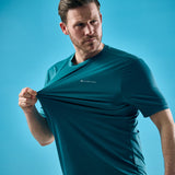 AR Active T-shirt Teal | Heren