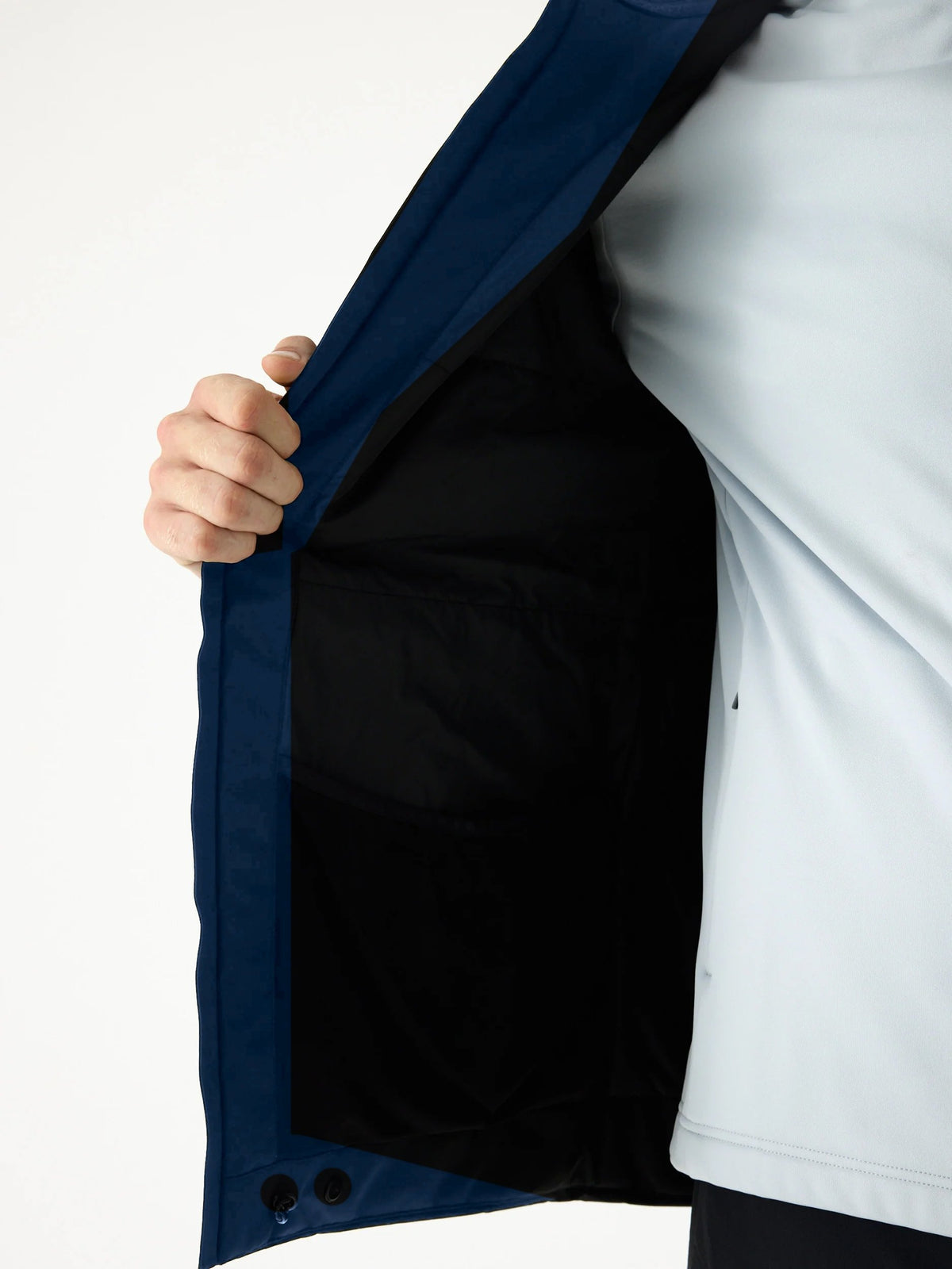 Cortazu Delta INS Shell Jacket men's in Dark Blue, insulated lining