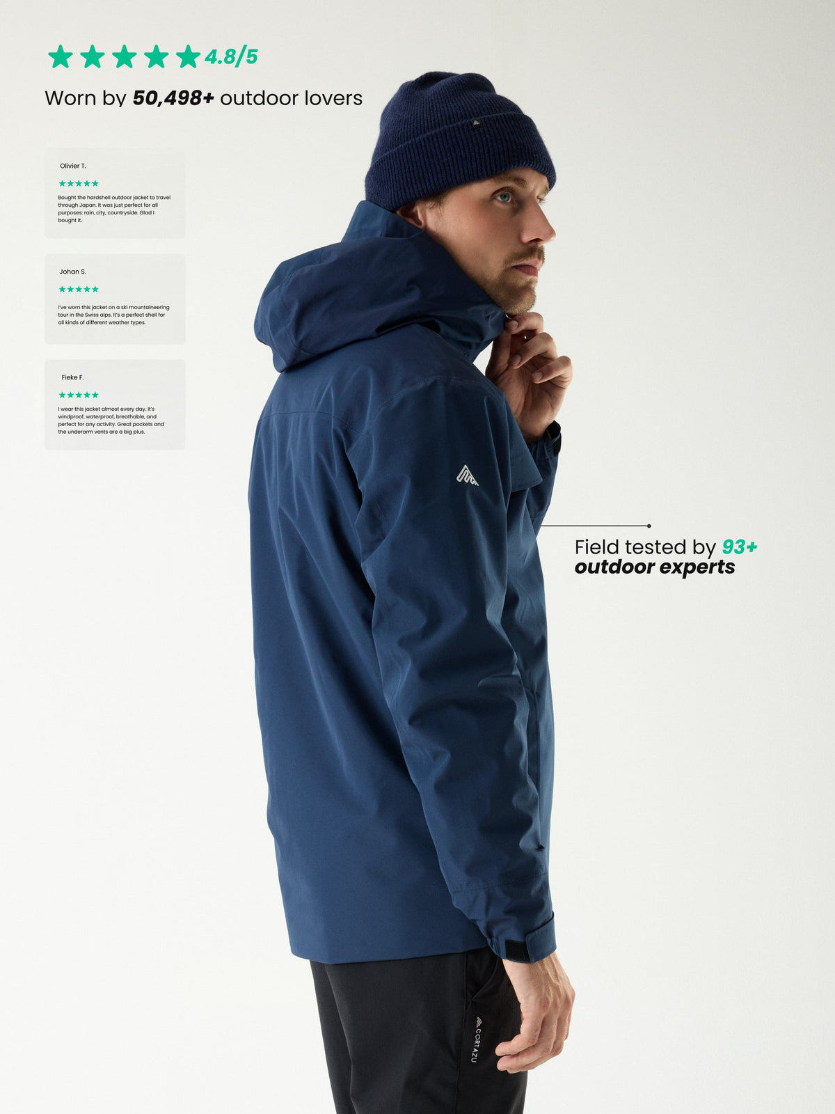 Delta INS Shell Jacket Dark Blue | Men