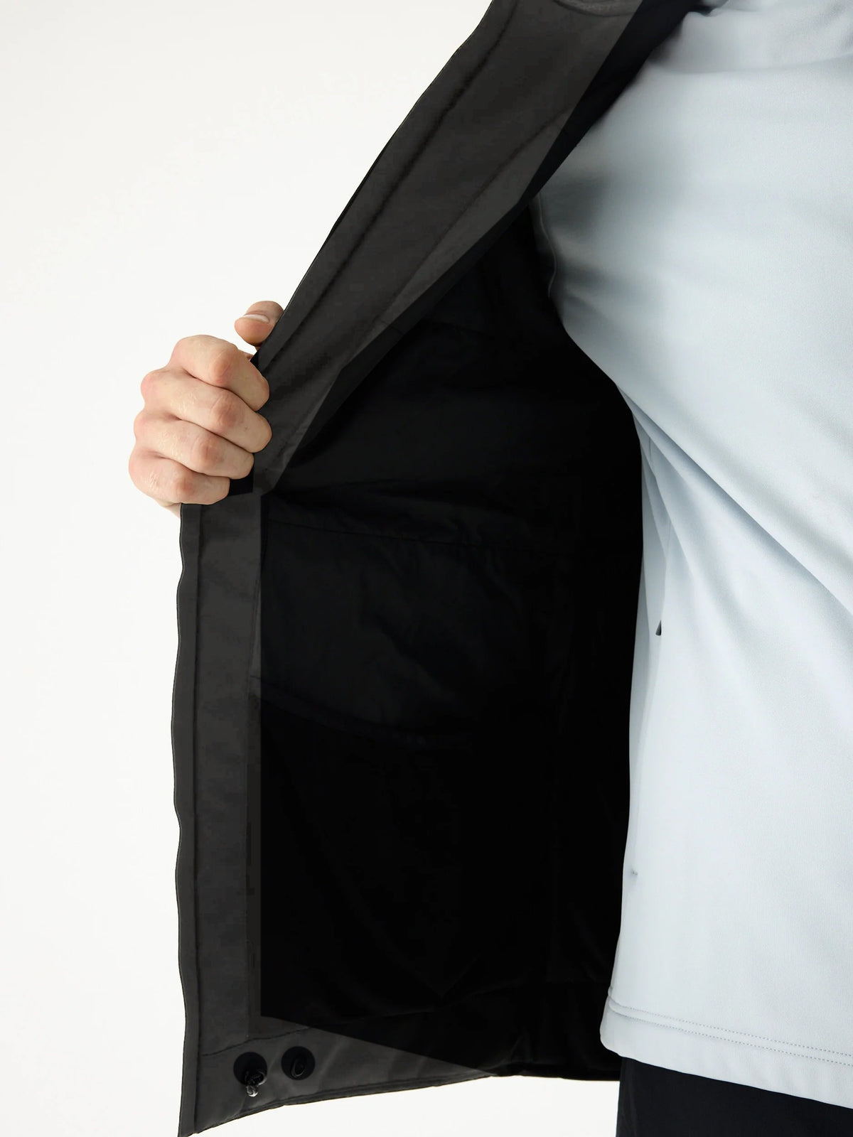 Cortazu Delta INS Shell Jacket men's in Dark Grey, insulated lining