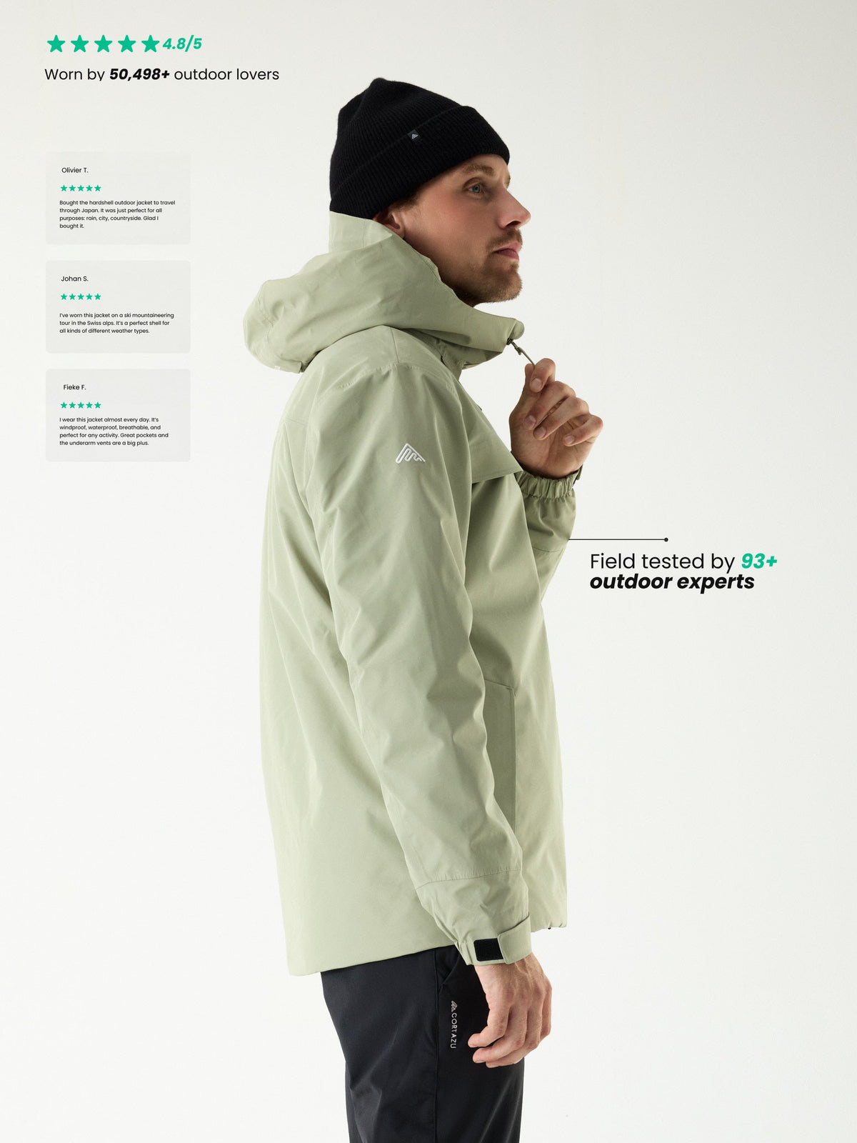 Delta INS Shell Jacket Olive | Men