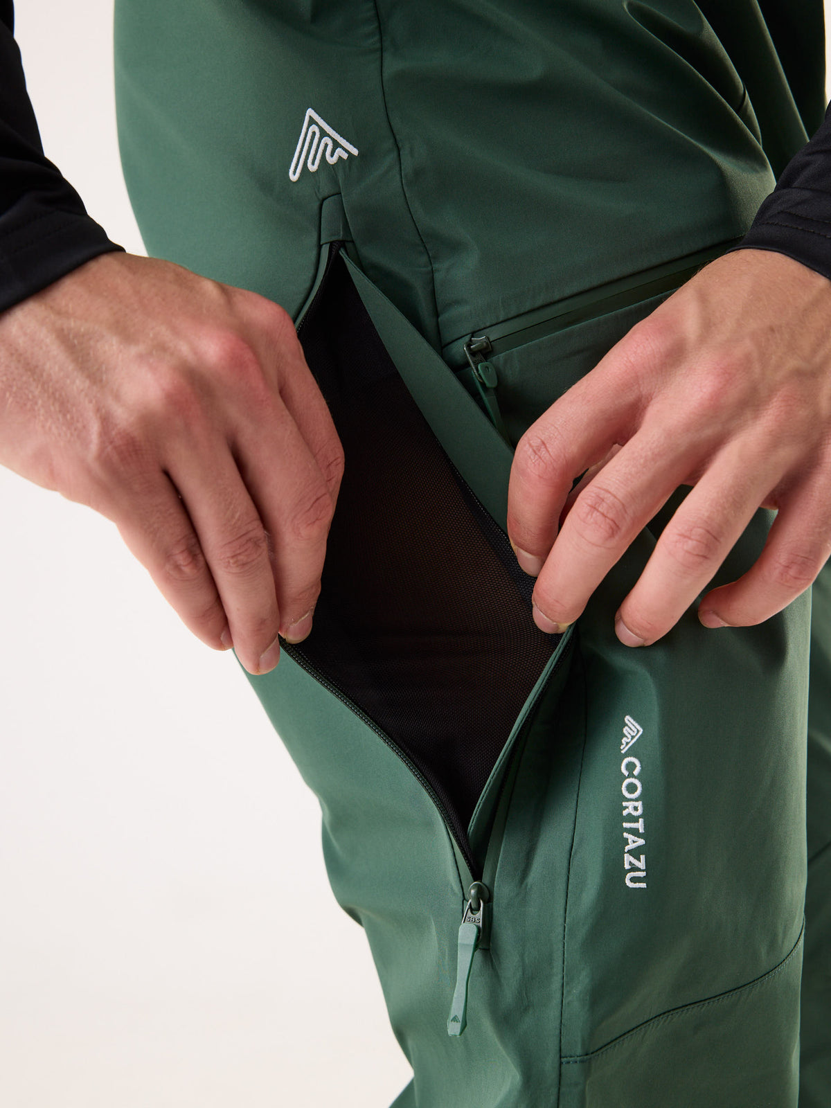 Alpine Ski Pants Dark Green | Men