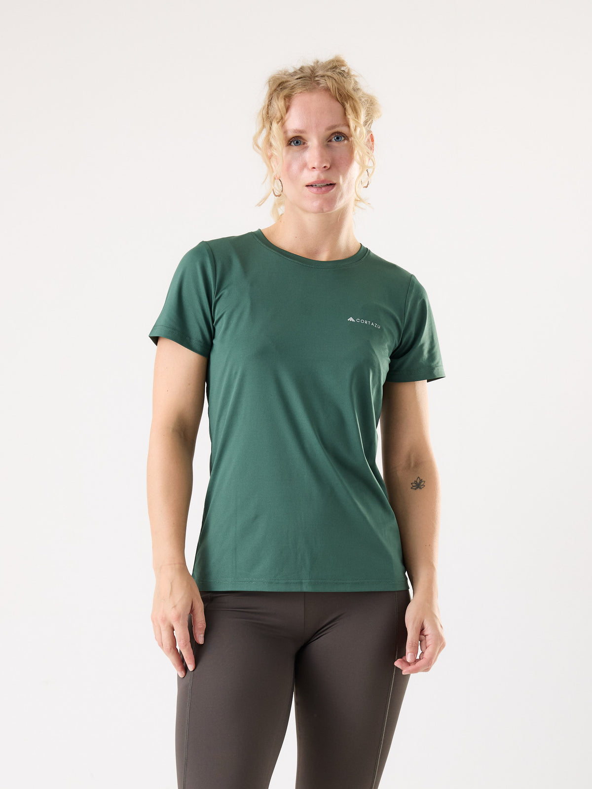 AR Active T-Shirt Dark Green | Women