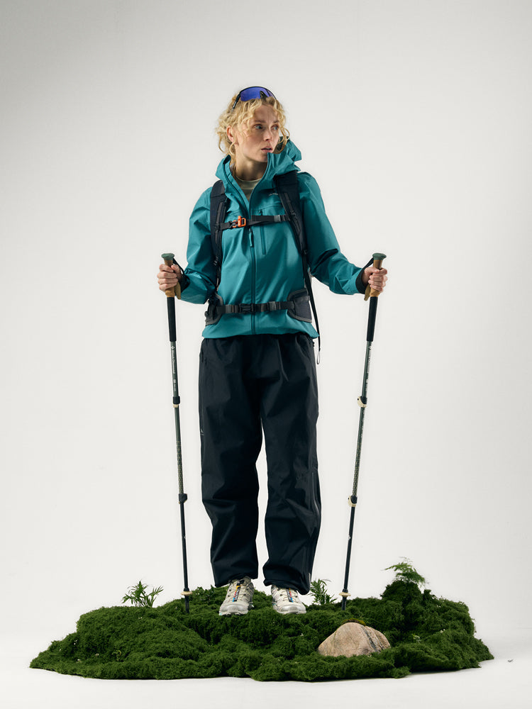 AR Hardshell Jas Petrol | Dames