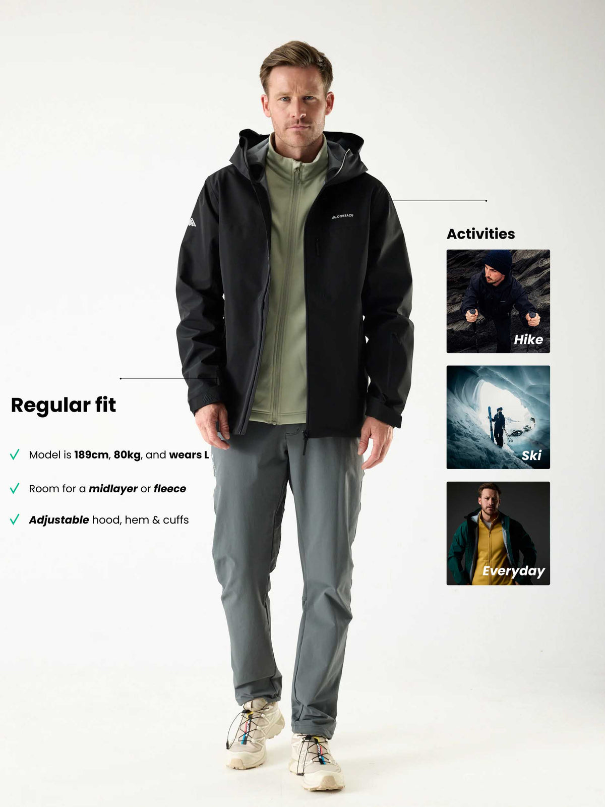 Alpine Shell Jacket Russet Red | Men