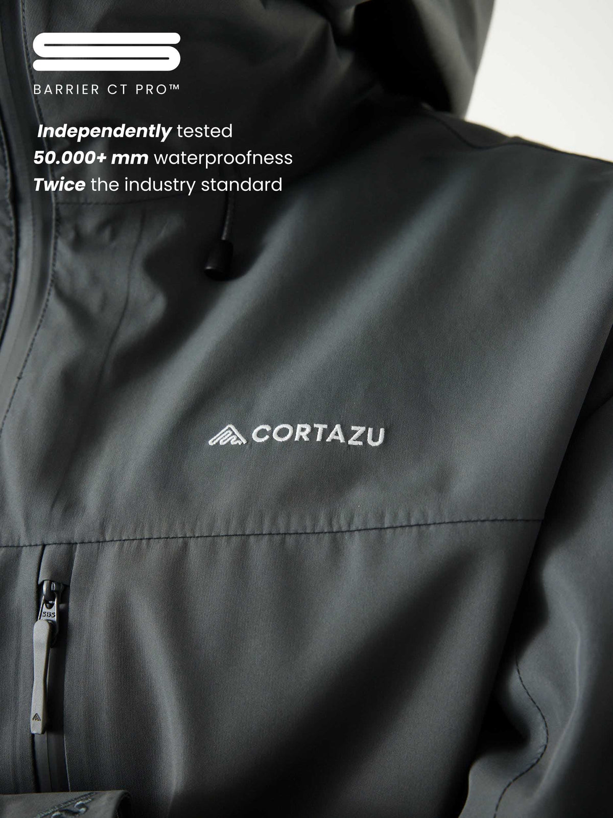 Alpine Shell Jacket Mid Grey | Men