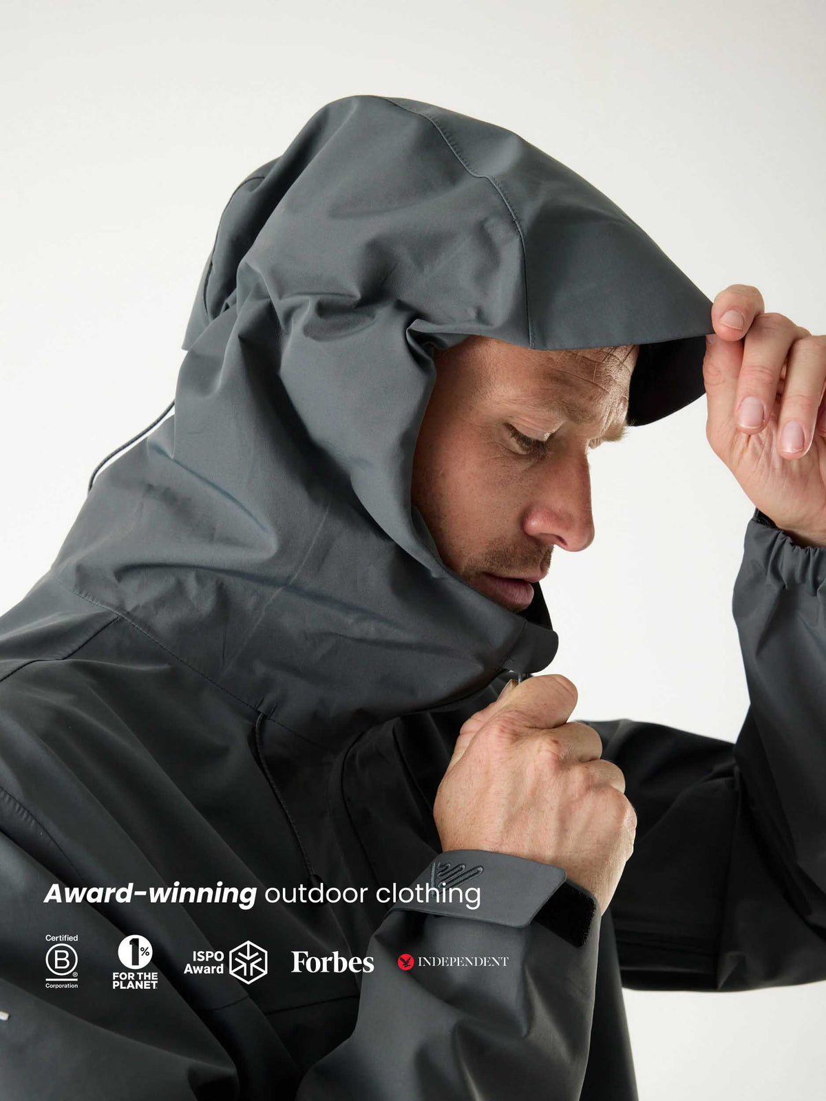 Alpine Shell Jacket Mid Grey | Men