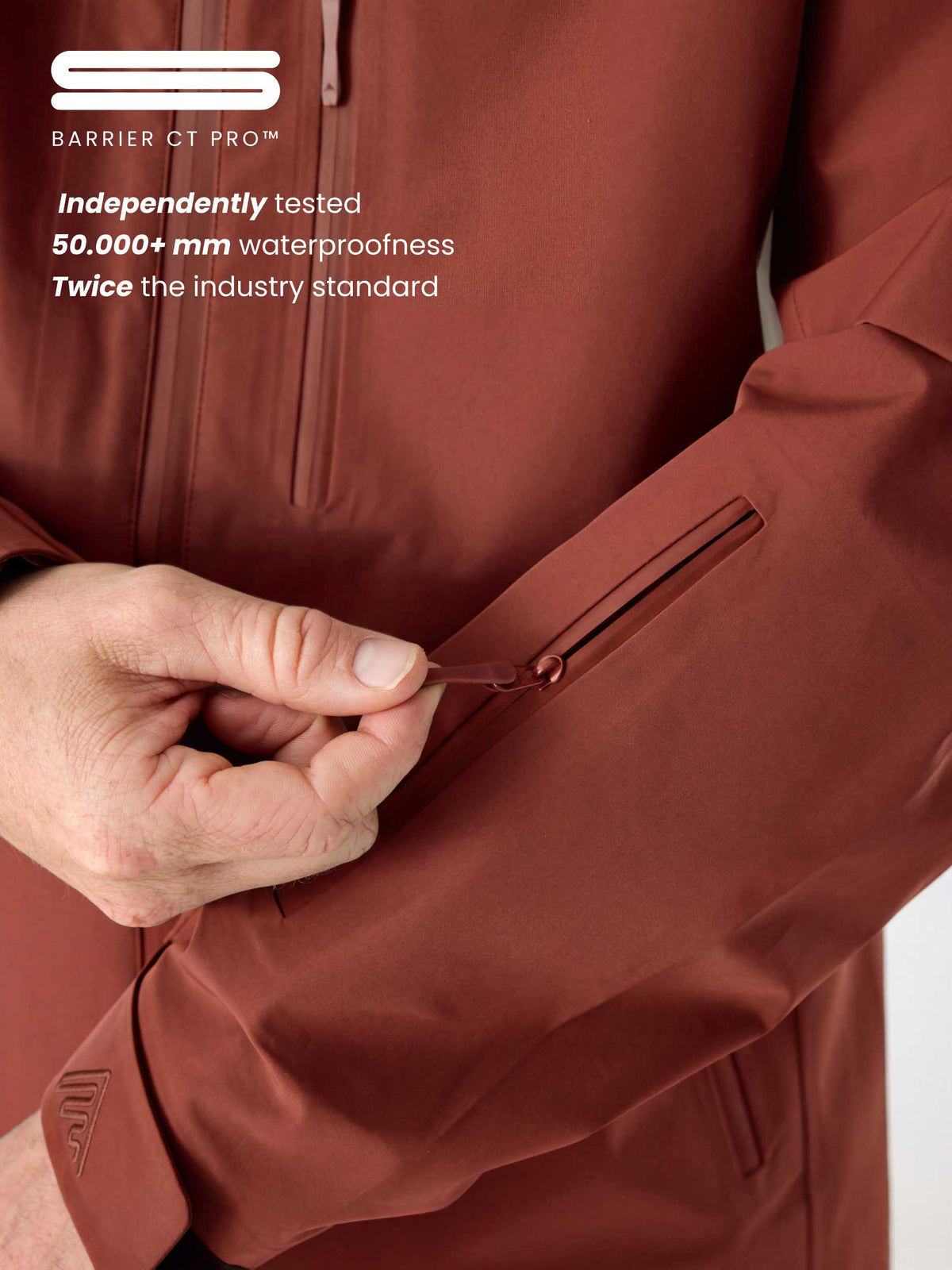 Alpine Shell Jacket Russet Red | Men