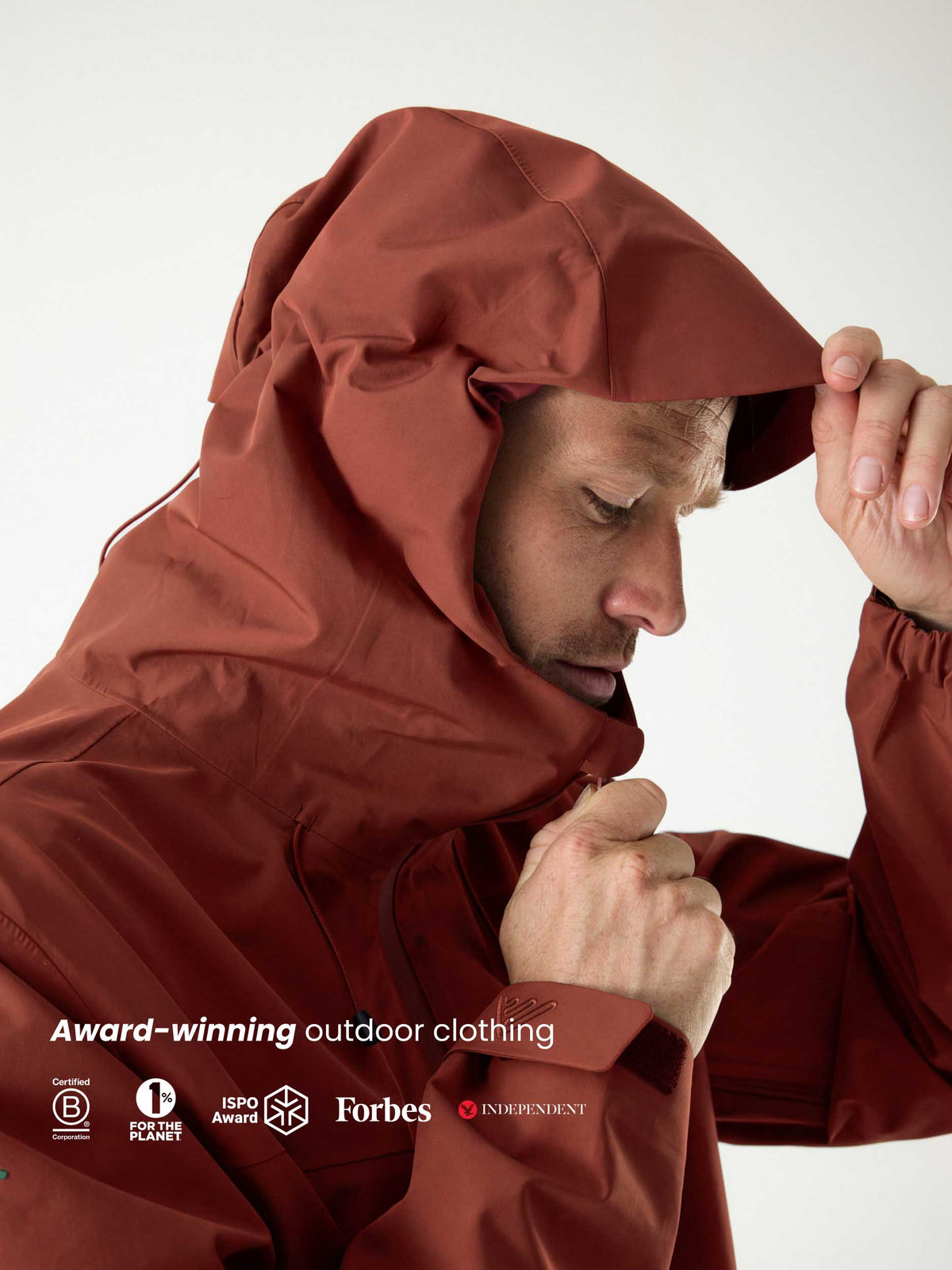 Alpine Shell Jacket Russet Red | Men