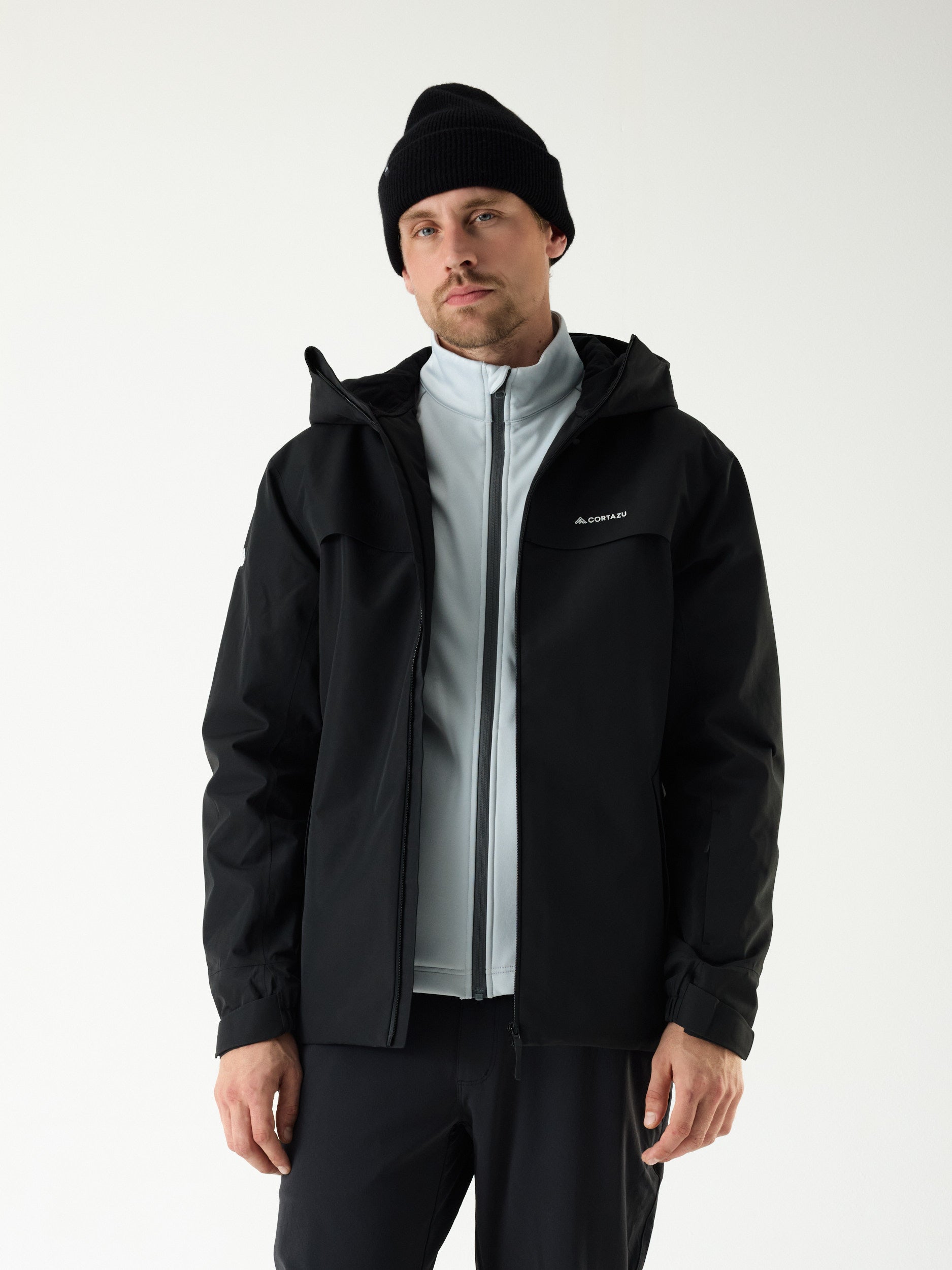 Load video: Delta INS Hardshell Jacket 10M Black | Men