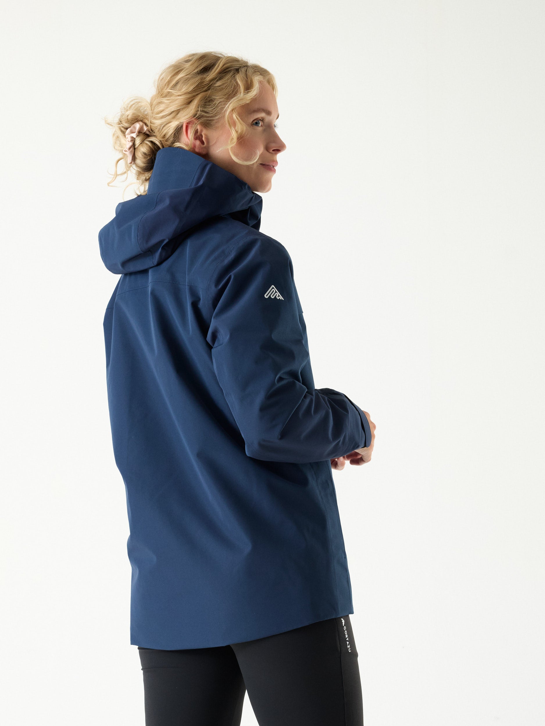Load video: Delta INS Hardshell Jacket 10M Donkerblauw | Dames 