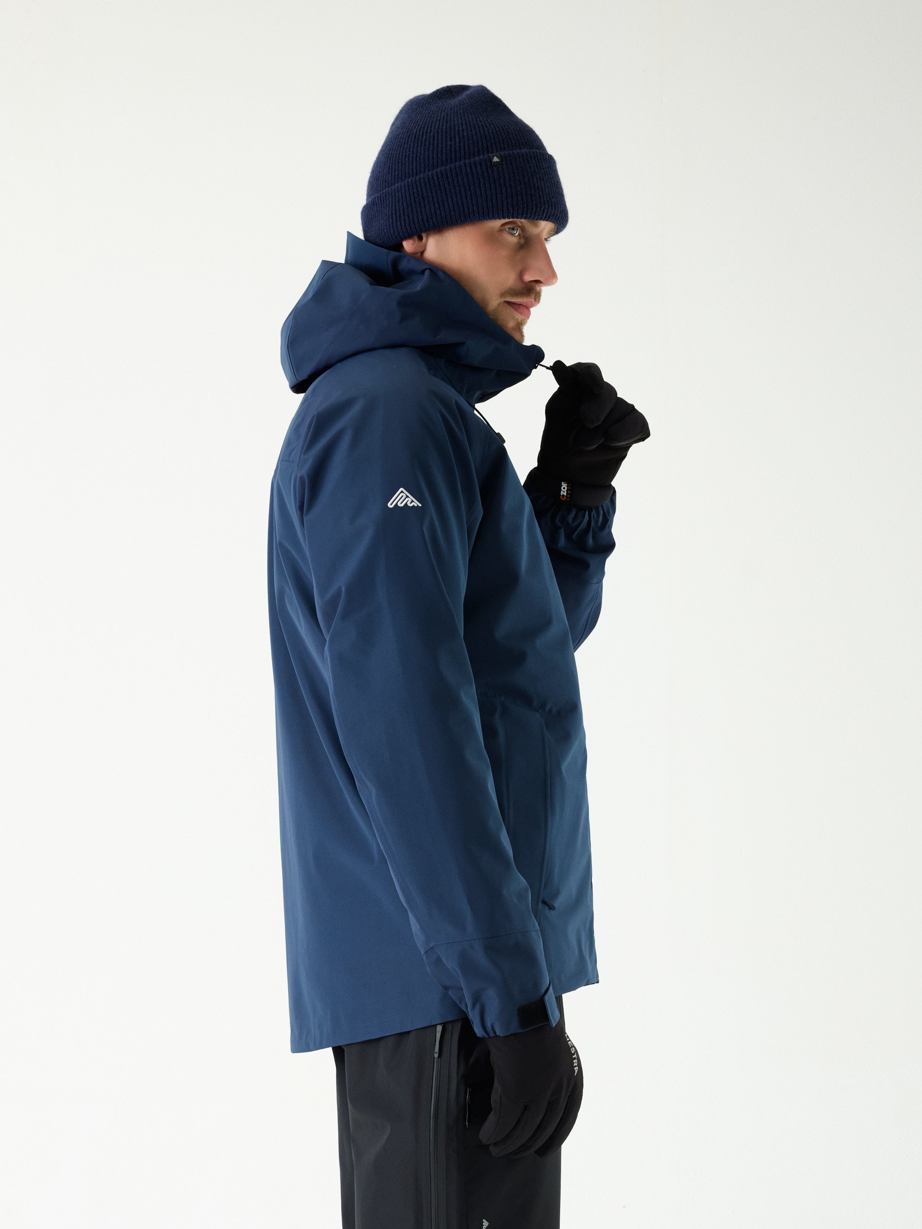 Video laden: Mountain Hardshell Jacket 10M Donkerblauw | Heren 