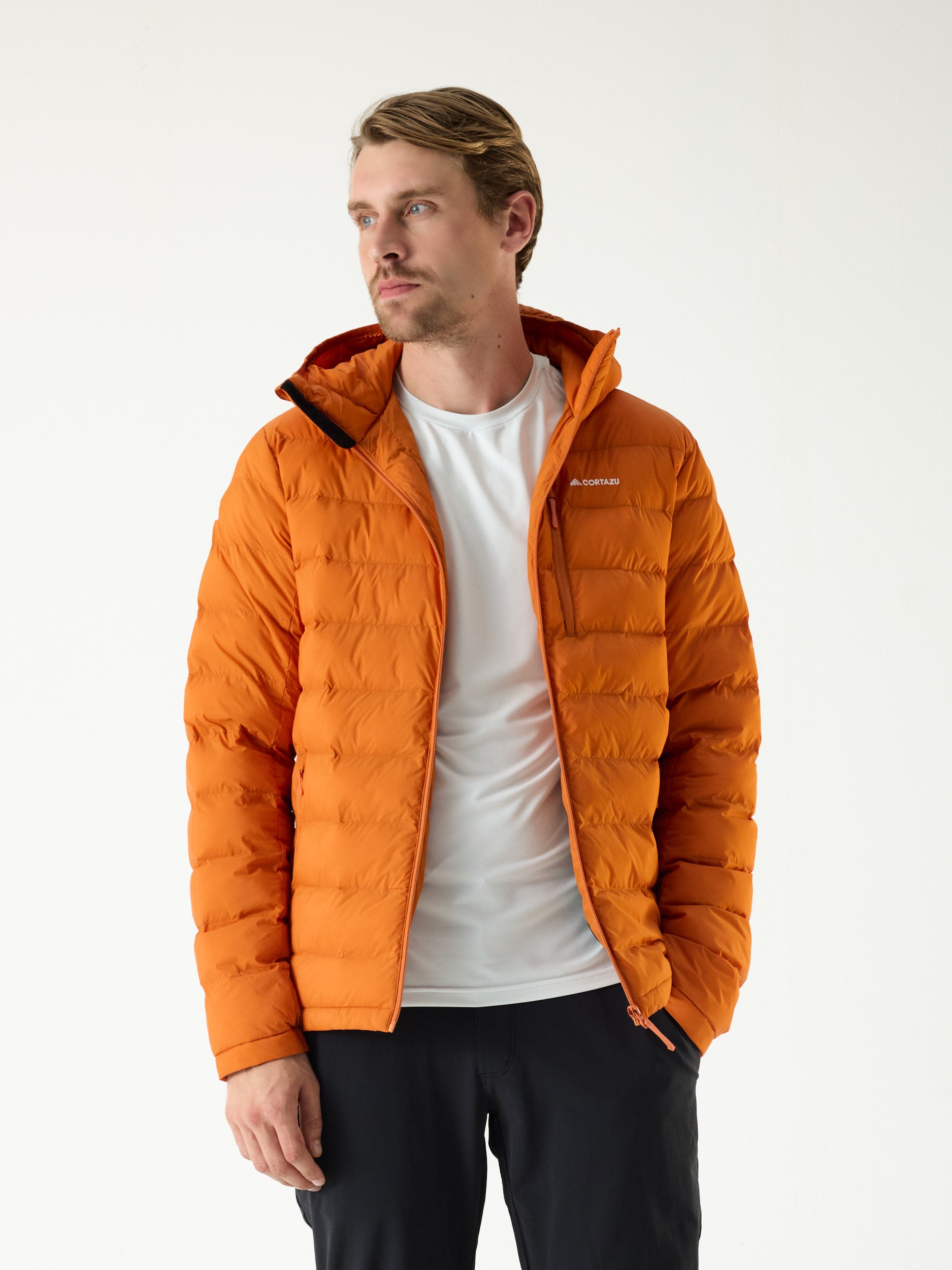 Video laden: Mountain INS Hooded Jacket 10M Burned Orange | Heren