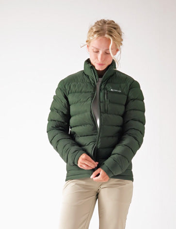 Load video: Mountain INS Jacket 7M Dark Green | Women
