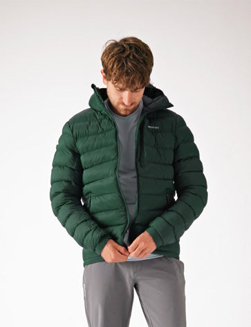 Load video: Mountain INS Hooded Jacket 7M Dark Green | Men