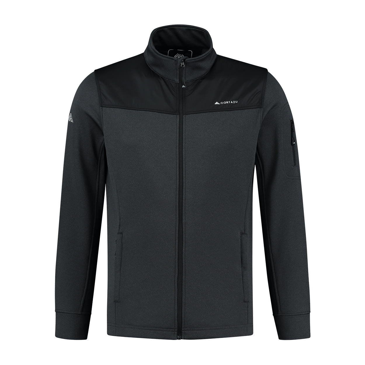 Hybrid Fleece jacket Black | Men